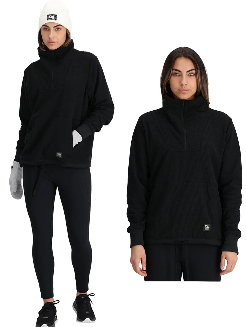 Outdoor Research Trail Mix 1/4-Zip Pullover Women's Black